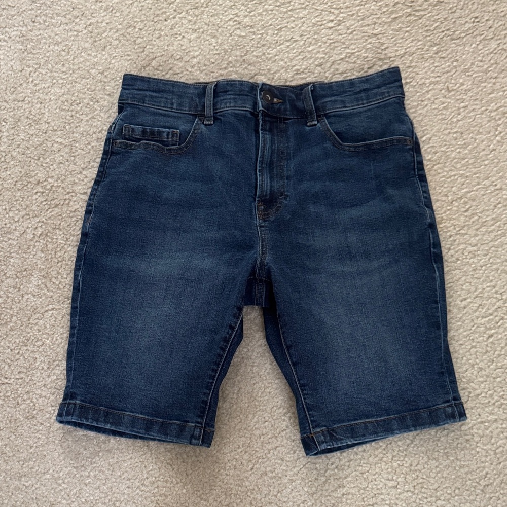 Next Denim Supply Slim Fit Bermuda Jean Shorts EUC Size 30